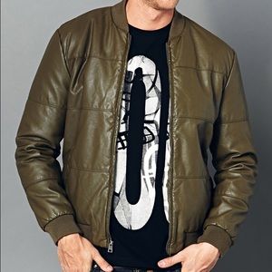 Moss Green Bomber Jacket