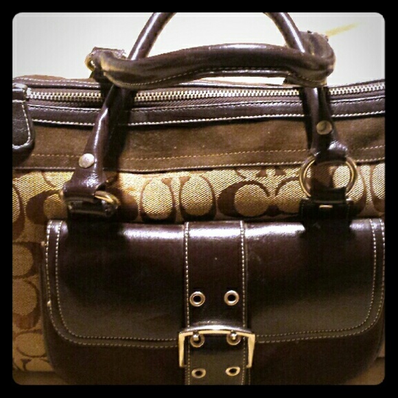 COACH duffle handbag