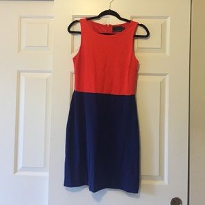 Cynthia Rowley fitted colorblock dress