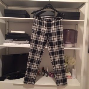 100% Wool Mad for Plaid Slim Trouser