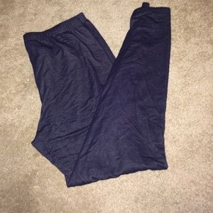 Denim leggings