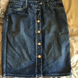 Blue jean skirt