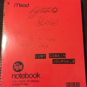 Kurt cobain journal