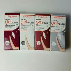 Bundle 4 SALLY HANSEN SALON GEL POLISH pks stage 2