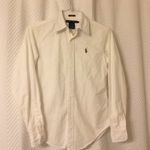 Polo White Oxford shirt Size 4