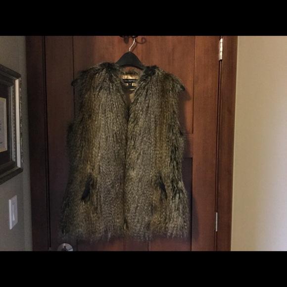 Faux fur vest