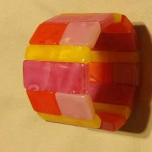 Cute shell stone stretch bracelet