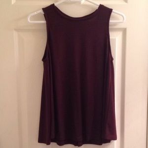 Loft buttons down the back knit tank