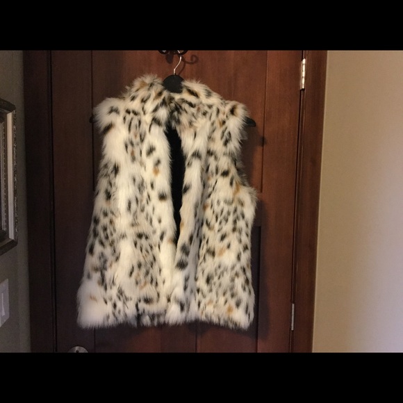 Michael Kors faux fur vest