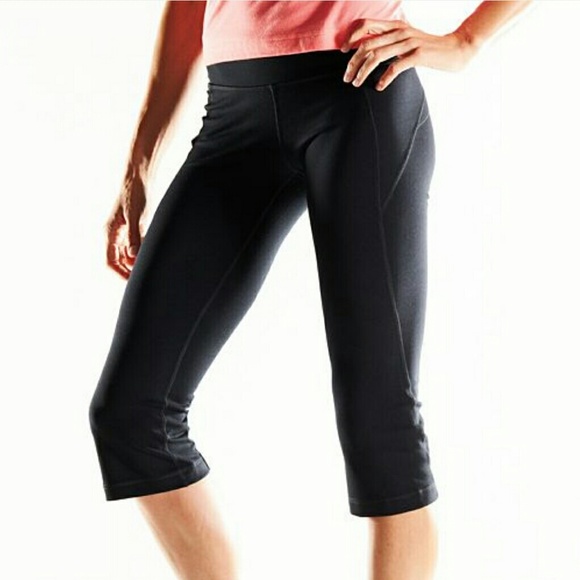 Navy Blue Tek Gear workout Capris