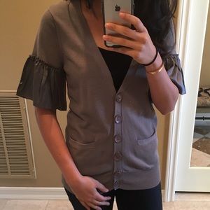 Nanette Lepore Flutter Sleeve Cardigan