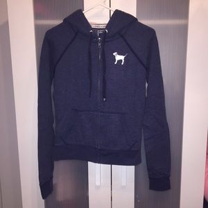 PINK full zip sweatshirt