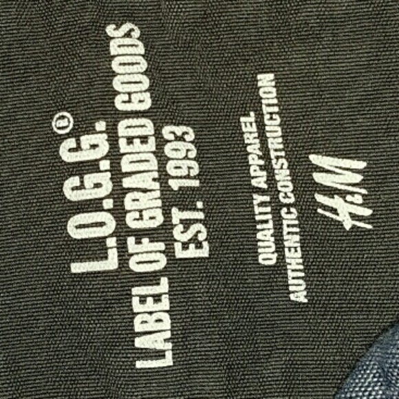 🖤 BOYS H&M L.O.G.G. Button-Down Shirt - Picture 3 of 3