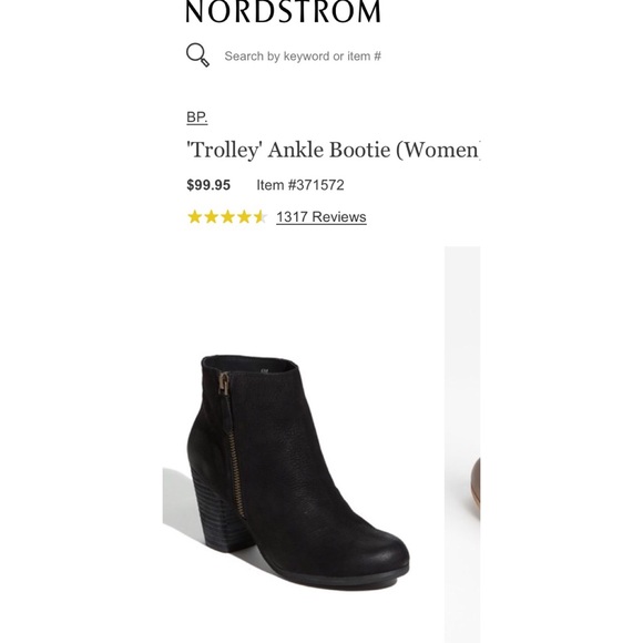 BP from Nordstrom Booties (not Zara)
