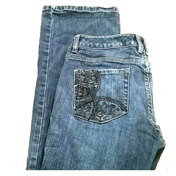 WH/BM Bootcut Jeans Sz 0 😀Trendsetters HP