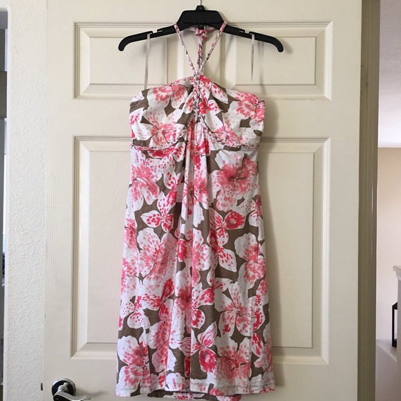 Tommy Bahama Print Halter Dress