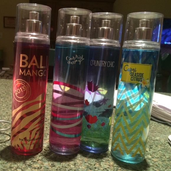 Bath and body work body sprays