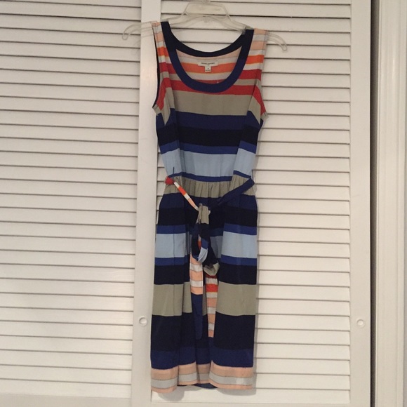 Sleeveless striped dress