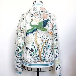 Zara Jackets & Coats - Zara Floral Bomber Jacket - Blogger Fave Zara Jackets & Coats - Zara Floral Bomber Jacket - Blogger Fave