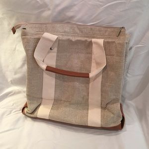 Sparkly Linen Tote Bag