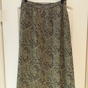 Paisley Maxi Talbots Skirt