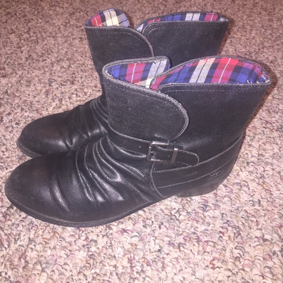 Dirty Laundry black moto boots women's 8.5