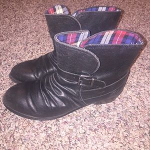 Dirty Laundry black moto boots women's 8.5