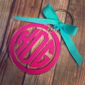 PERSONALIZED KEYCHAIN CAN DO ANY INITIALS