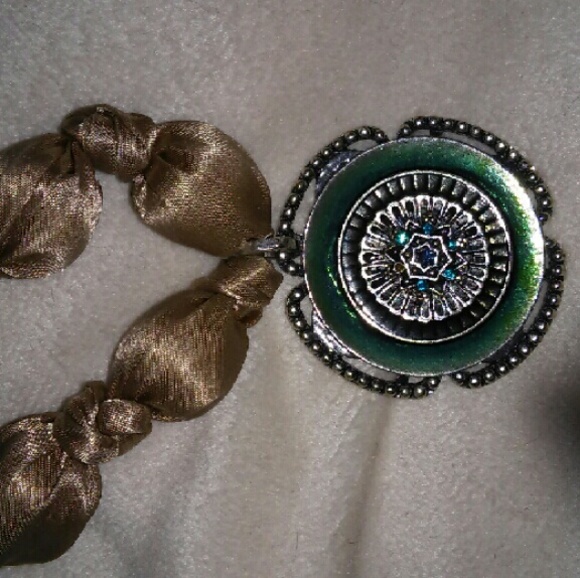 Satin Ribbon Statement Necklace