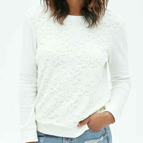Sale!bogo! White Lace Sweater
