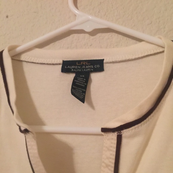 Ralph Lauren egg shell top - Picture 2 of 4