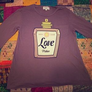 Wildfox Long Sleeve Love Potion Tee