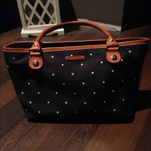 Polka dot Kate spade purse