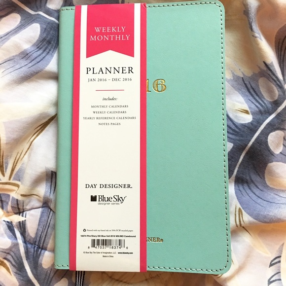 Brand New Teal 2016 Planner.