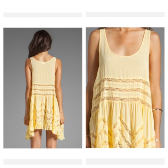 ❤️SOLD❤️Free People Mango Combo Voile and Lace - Picture 3 of 4