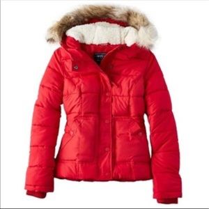Pink Puffer Coat American Eagle