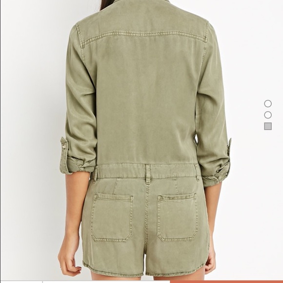 Life In Progress Olive Jumpsuit - Picture 2 of 3