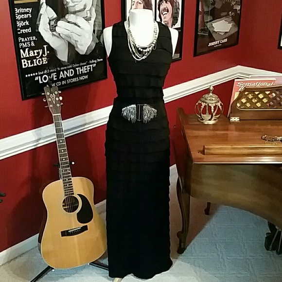 Super Sexy Black Max Studio Long Maxi Dress
