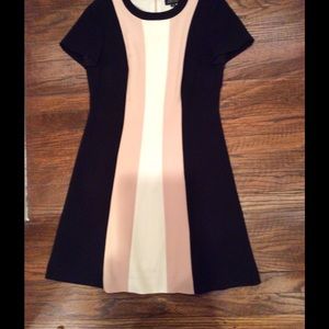 Black, White and Pink Dress