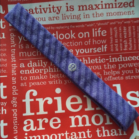 Lululemon purple headband