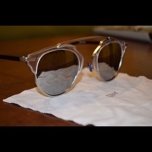 Authentic Dior SO Real Silver Sunglasses