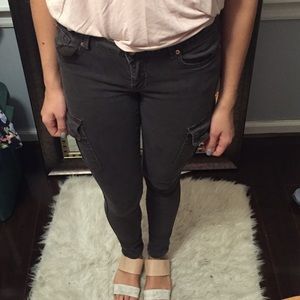 Brown cargo skinny a