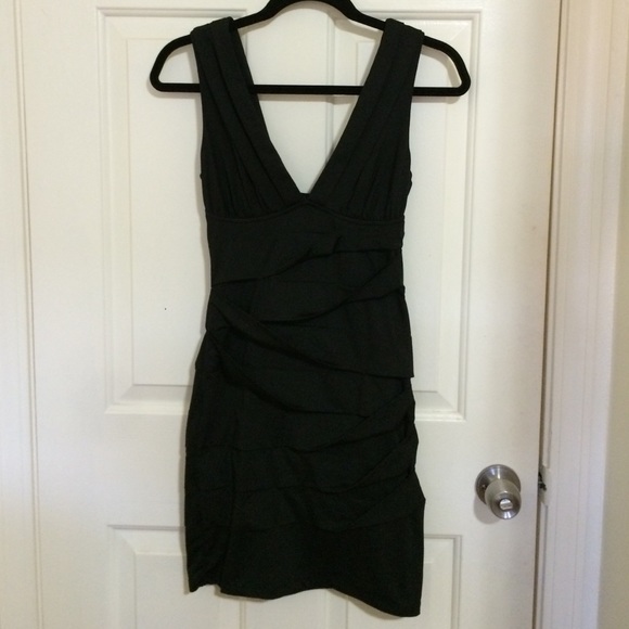 Low V-Neck Dress