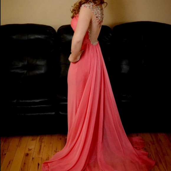 Coral Prom Dress