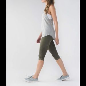 Lululemon In The Flow Crop!! Like new!