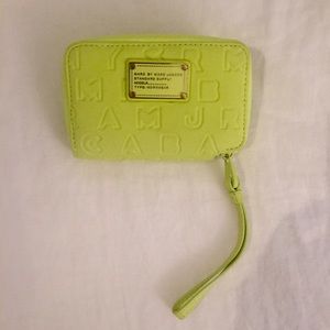 Marc Jacobs Neon Green Wallet/Wristlet