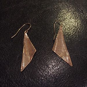 Genuine gold earrings