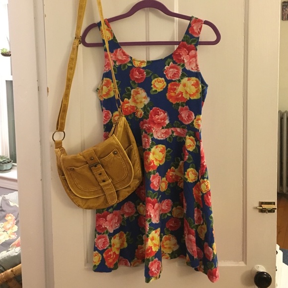 NFS: Forever 22 Sz L Floral Sleeveless Dress