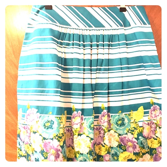 Talbots Floral A-Line skirt