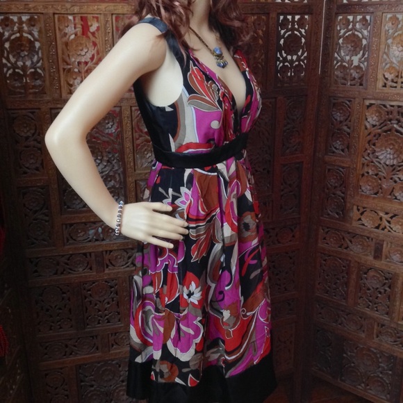 Beautiful boho - chic flirty colorful party dress! - Picture 2 of 4